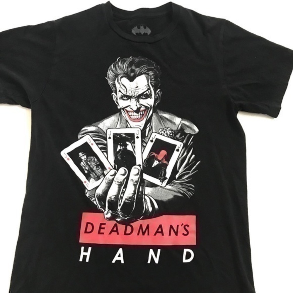 Batman Dead Man's Hand Men's Shirt Size Small